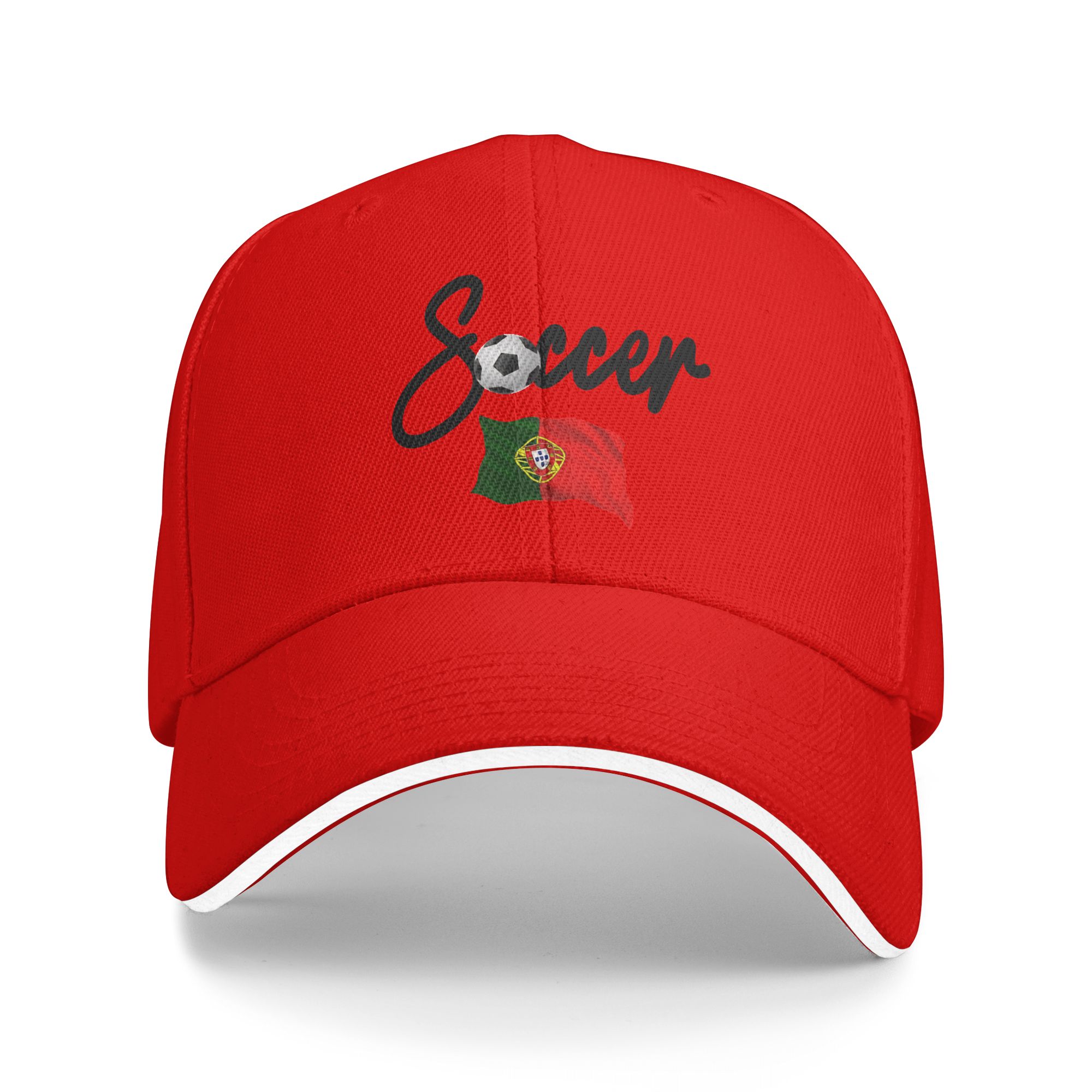 Golf Cap Dad - Men Women Portugal Flag soccer football