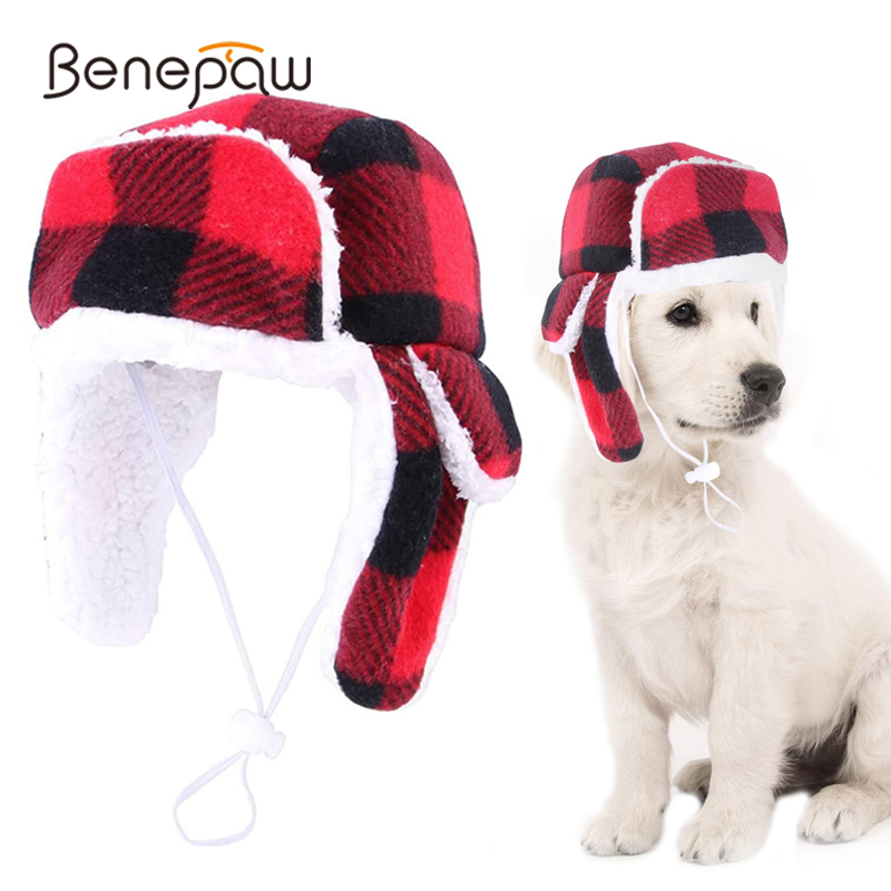 Winter Trapper Hat - Benepaw Durable Warm Dog Hats With
