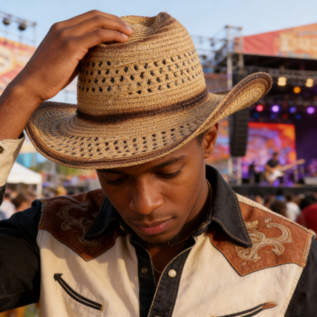 1PC Straw Western Cowboy Hat H - огляд і ціна Cowboy Hat Straw