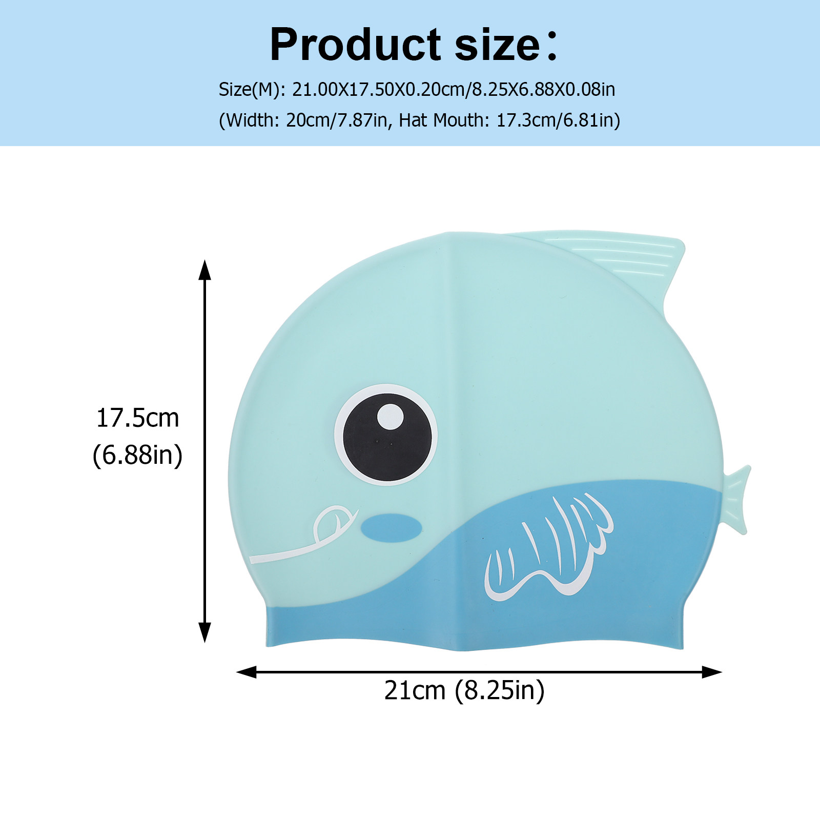 Silicone Cartoon Swimming Hat  - огляд і ціна Swim Hat Silicone