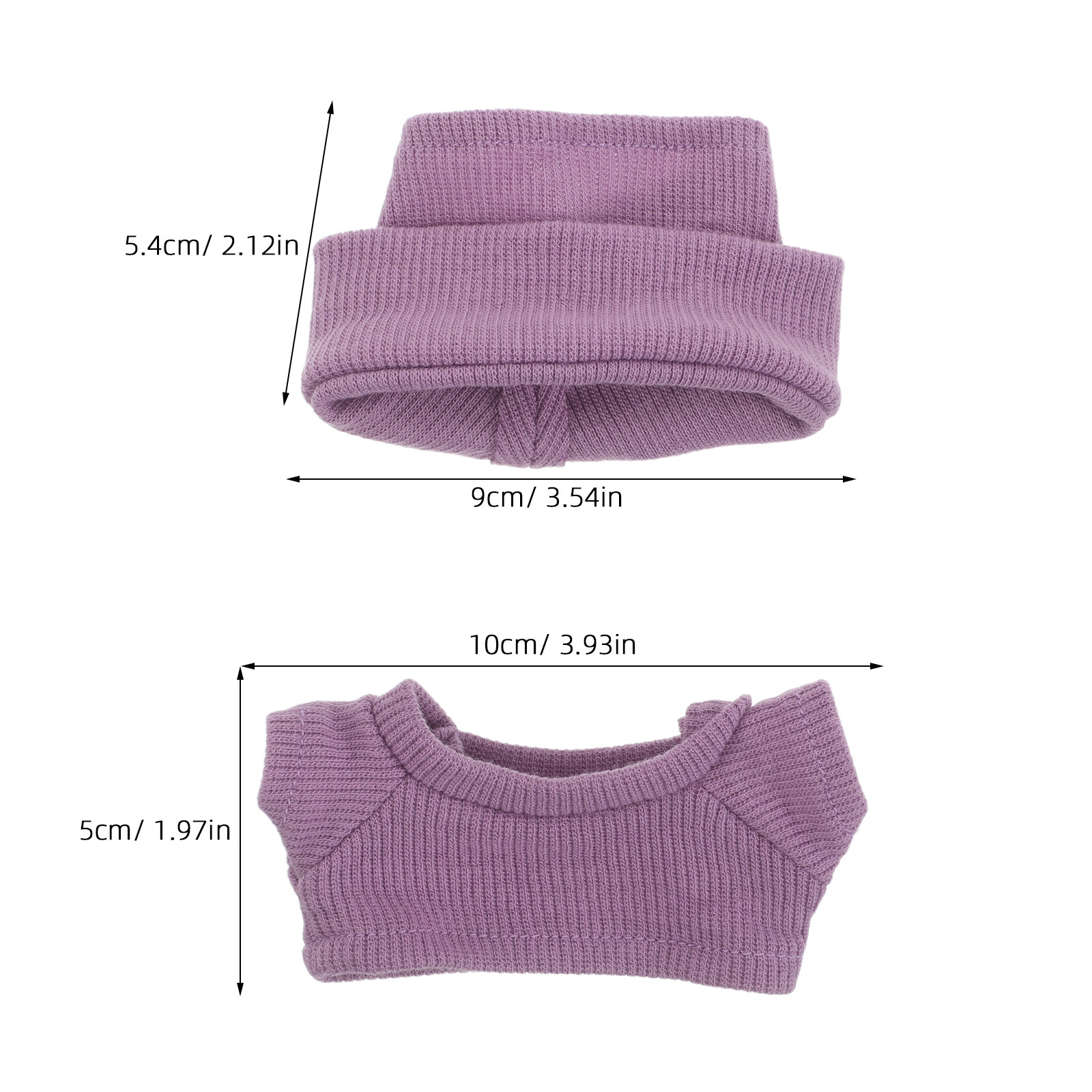 1Set Mini Clothes for 10Cm Kni - огляд і ціна Beanie Cuffed Knit