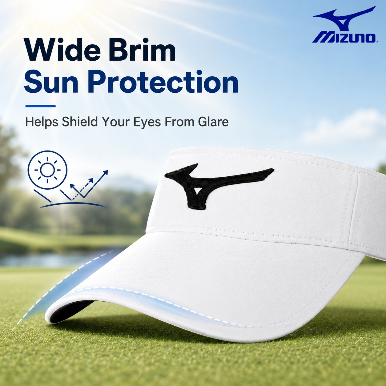 Mizuno Mens Golf Cap Hollow To - огляд і ціна Running Cap Lightweight