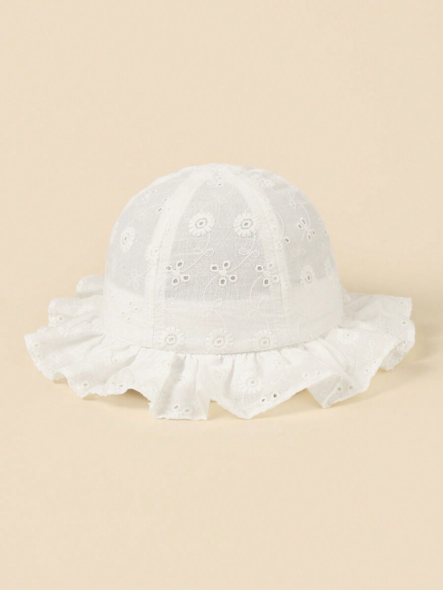 White Floral Embroidery Bucket - огляд і ціна Bucket Hat Cotton