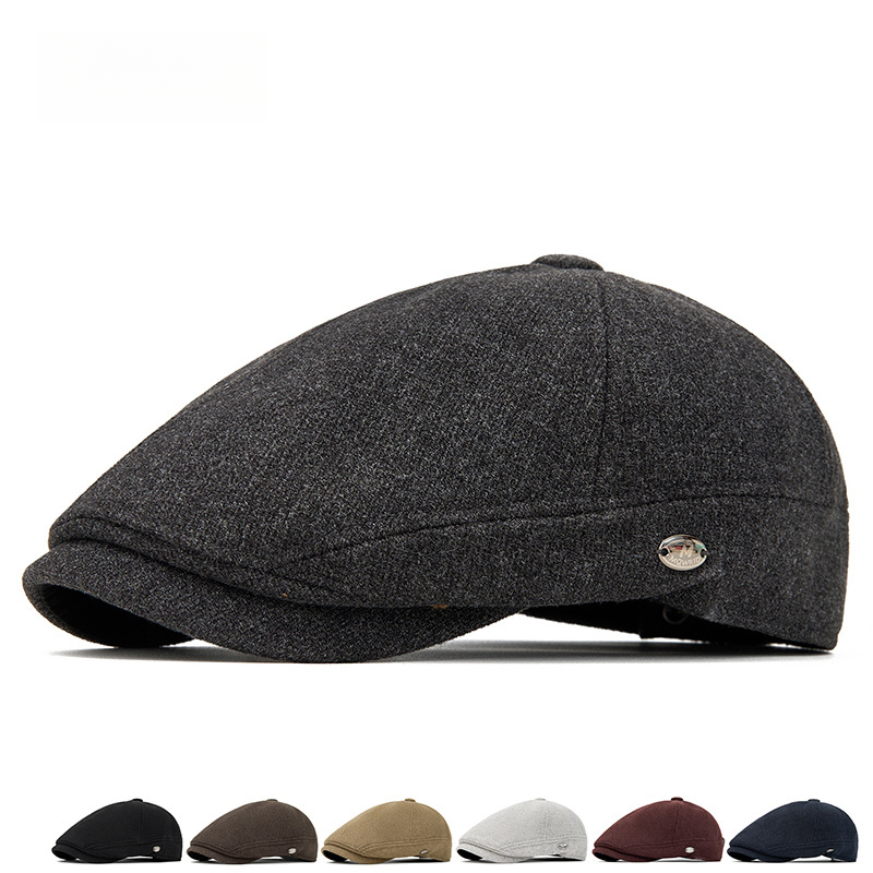 Men's Autumn Winter Wool Blend - огляд і ціна Beret French Wool