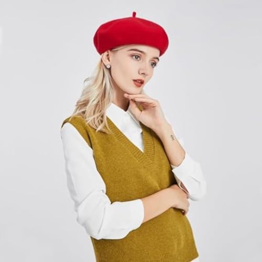 Women's Beret Hats Chic French - огляд і ціна Beret French Wool