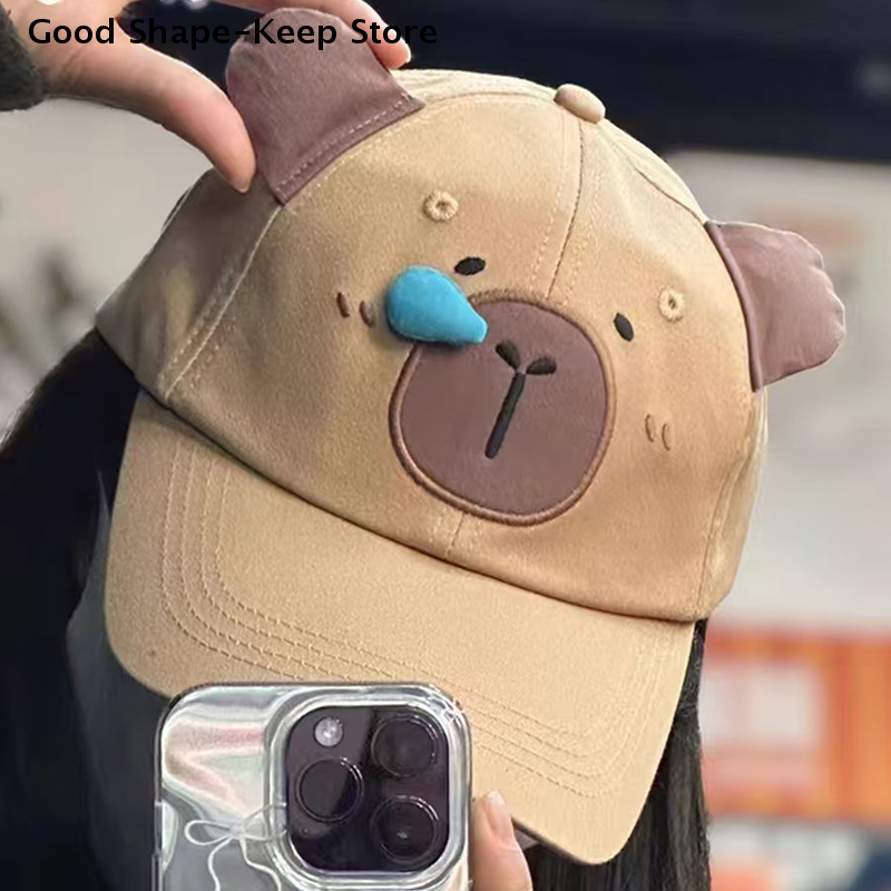 Capybara Embroidery Couple Bas - огляд і ціна Golf Cap Dad