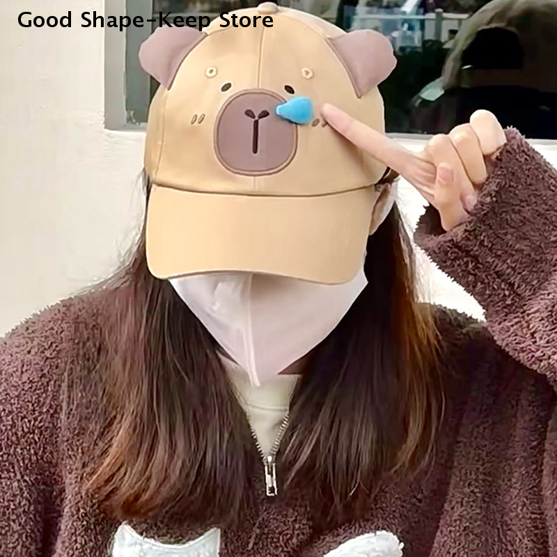 Capybara Embroidery Couple Bas - огляд і ціна Golf Cap Dad