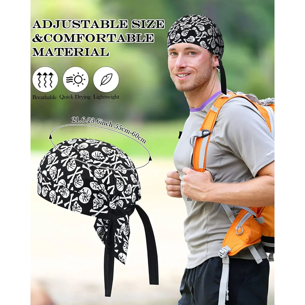 1pc Cycling Skull Pirate Cap H - огляд і ціна Skull Cap Helmet Liner